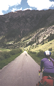 Descending towards Silverthorne.