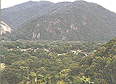 Hotsprings and the highway beyond.