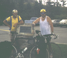 On top of Mt. Mitchell.