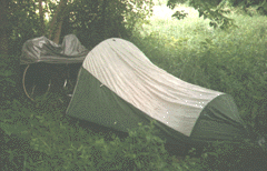 Camping site at Tim's Ford Dam.