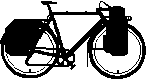 My bike, cartoon-style.